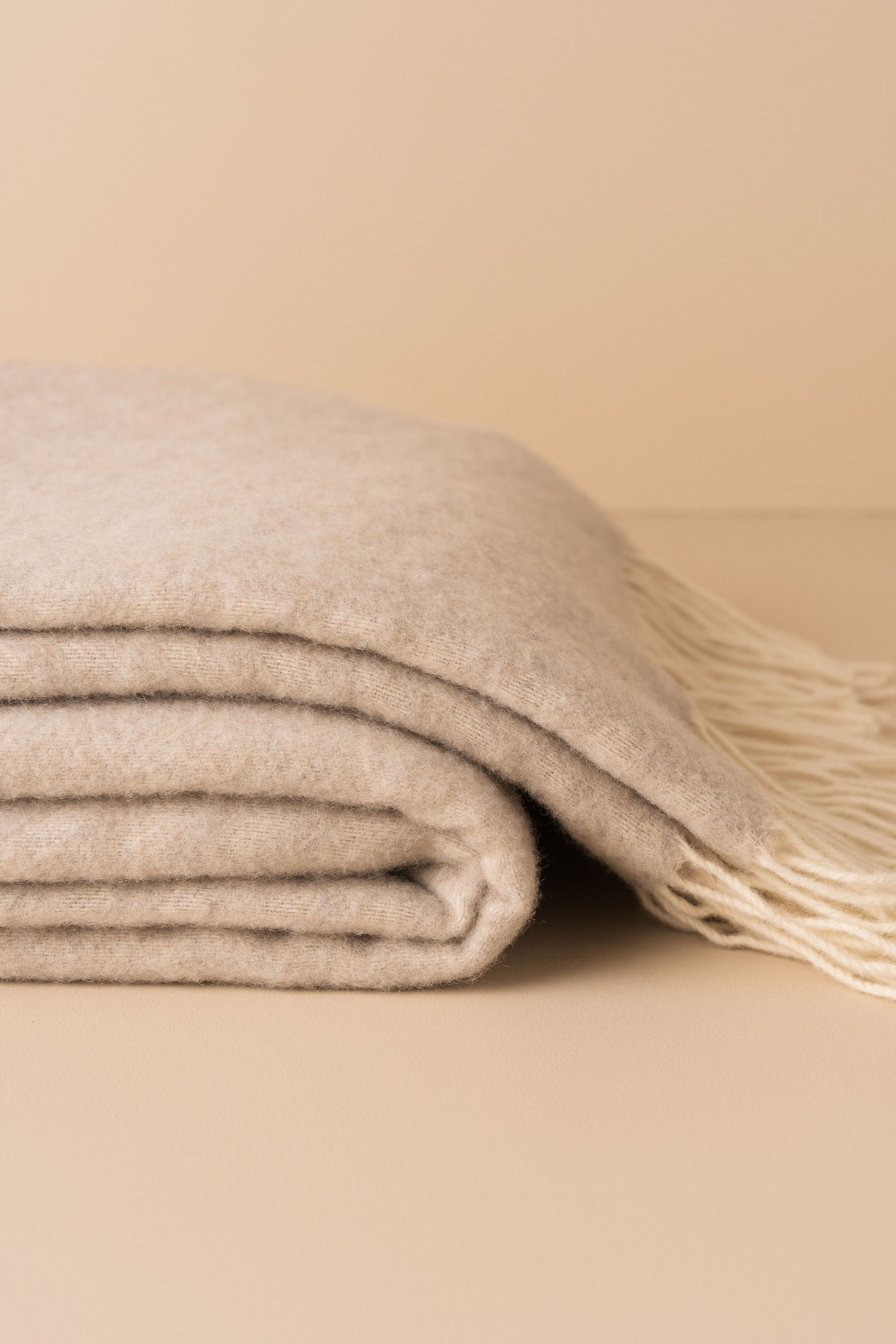 Cashmere Wool Throw | Clay - - - Saardé - Saardé.