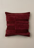 Abstract Square Cushion | Burgundy - - - Saardé - Saardé.