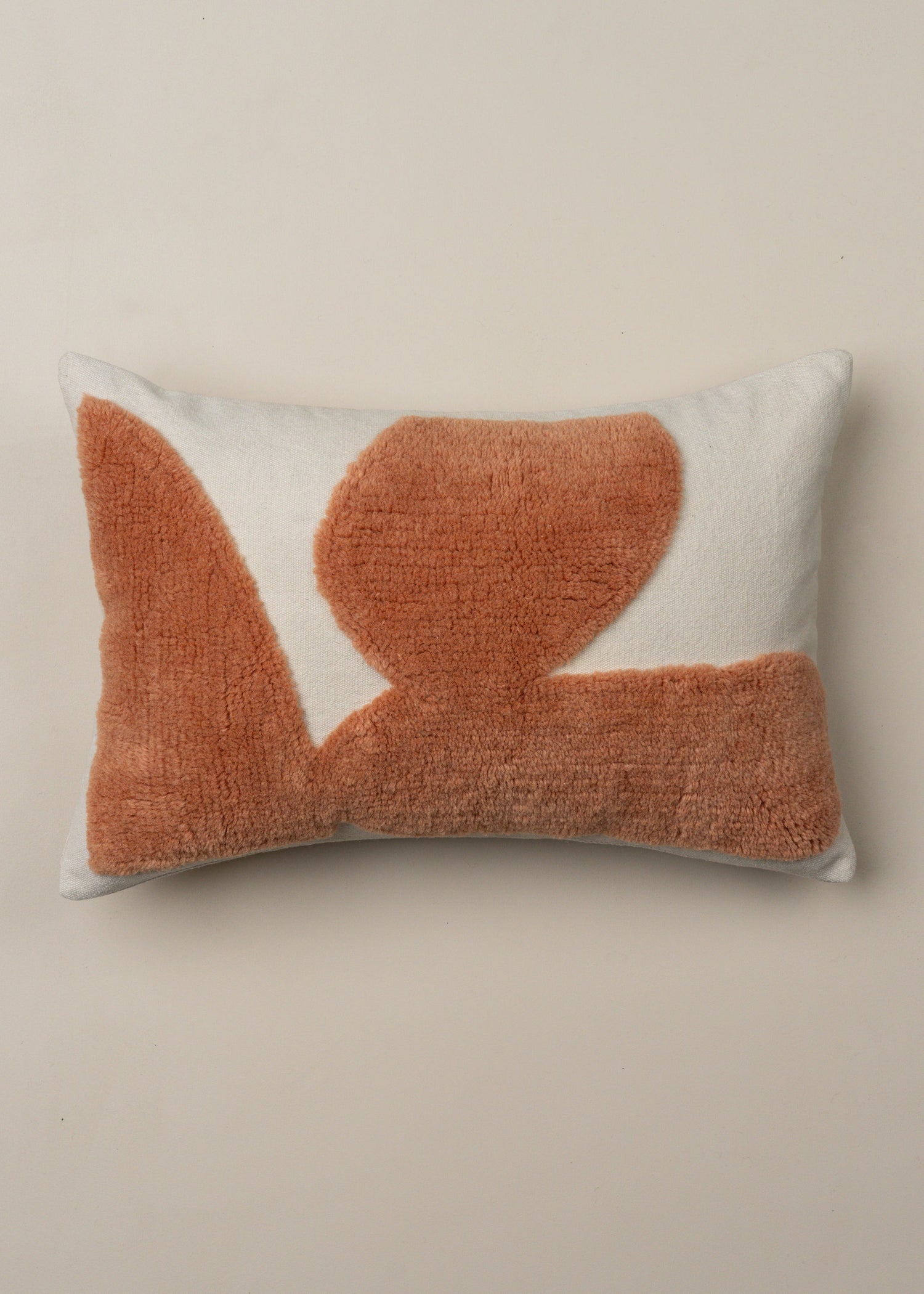 Abstract Lumbar Cushion | Terracotta - - - Saardé - Saardé.
