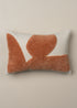 Abstract Lumbar Cushion | Terracotta - - - Saardé - Saardé.