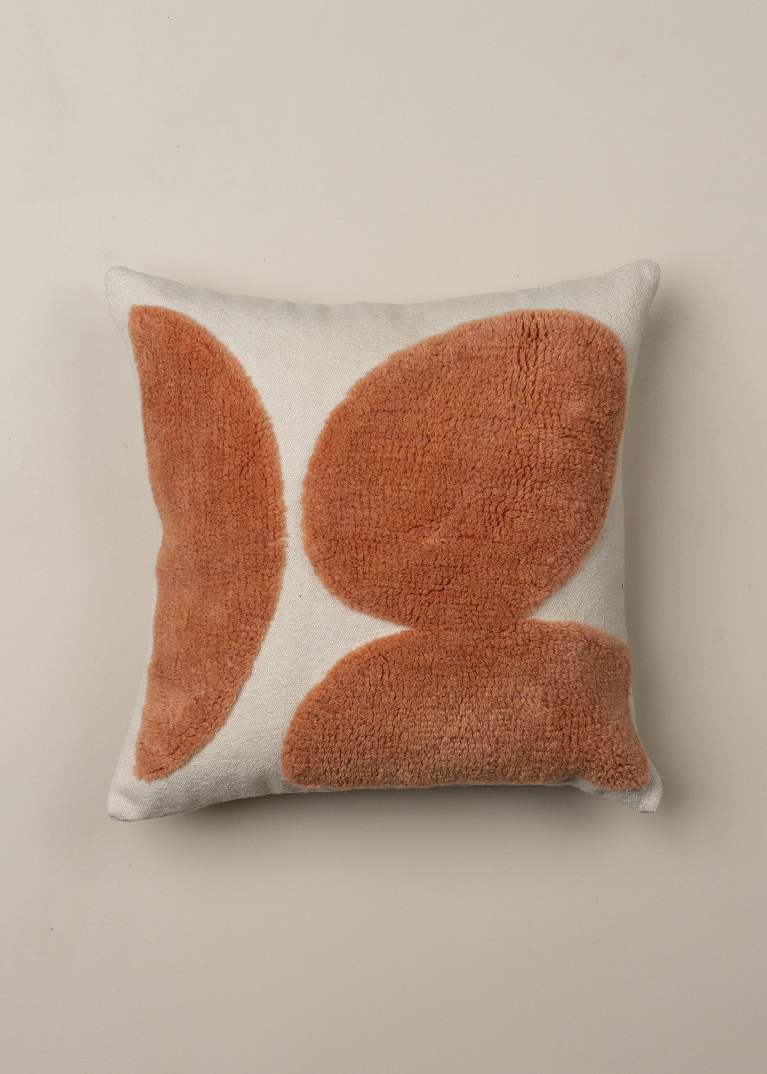 Abstract Square Cushion | Terracotta - - - Saardé - Saardé.