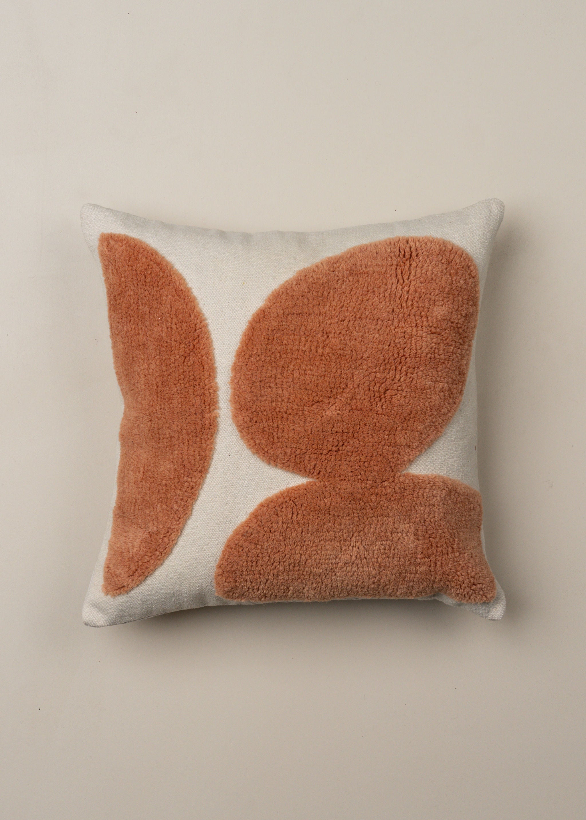 Abstract Square Cushion | Terracotta - - - Saardé - Saardé.