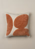 Abstract Square Cushion | Terracotta - - - Saardé - Saardé.