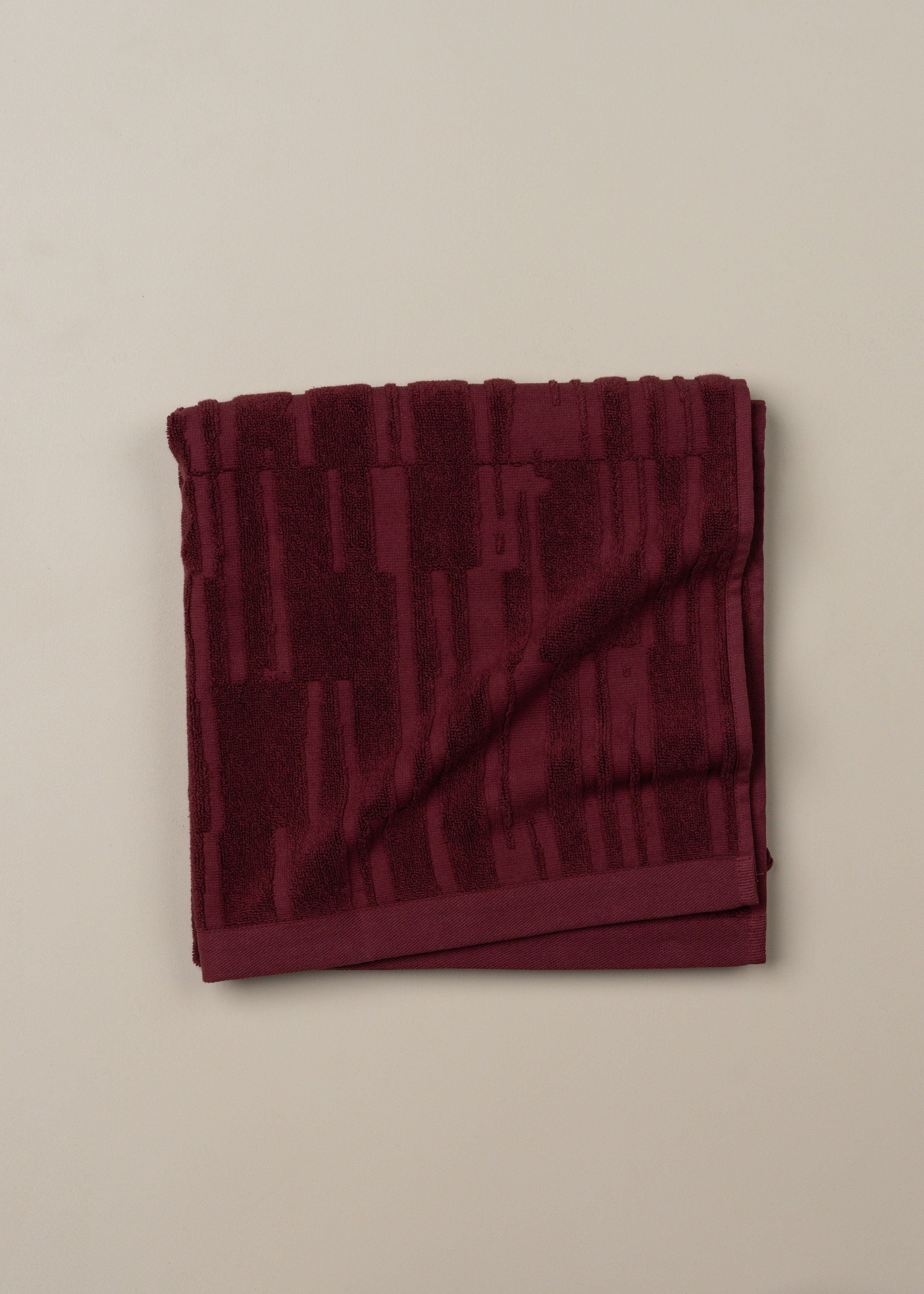 Architectural Towel Bundle | Burgundy - - - Saardé - Saardé.