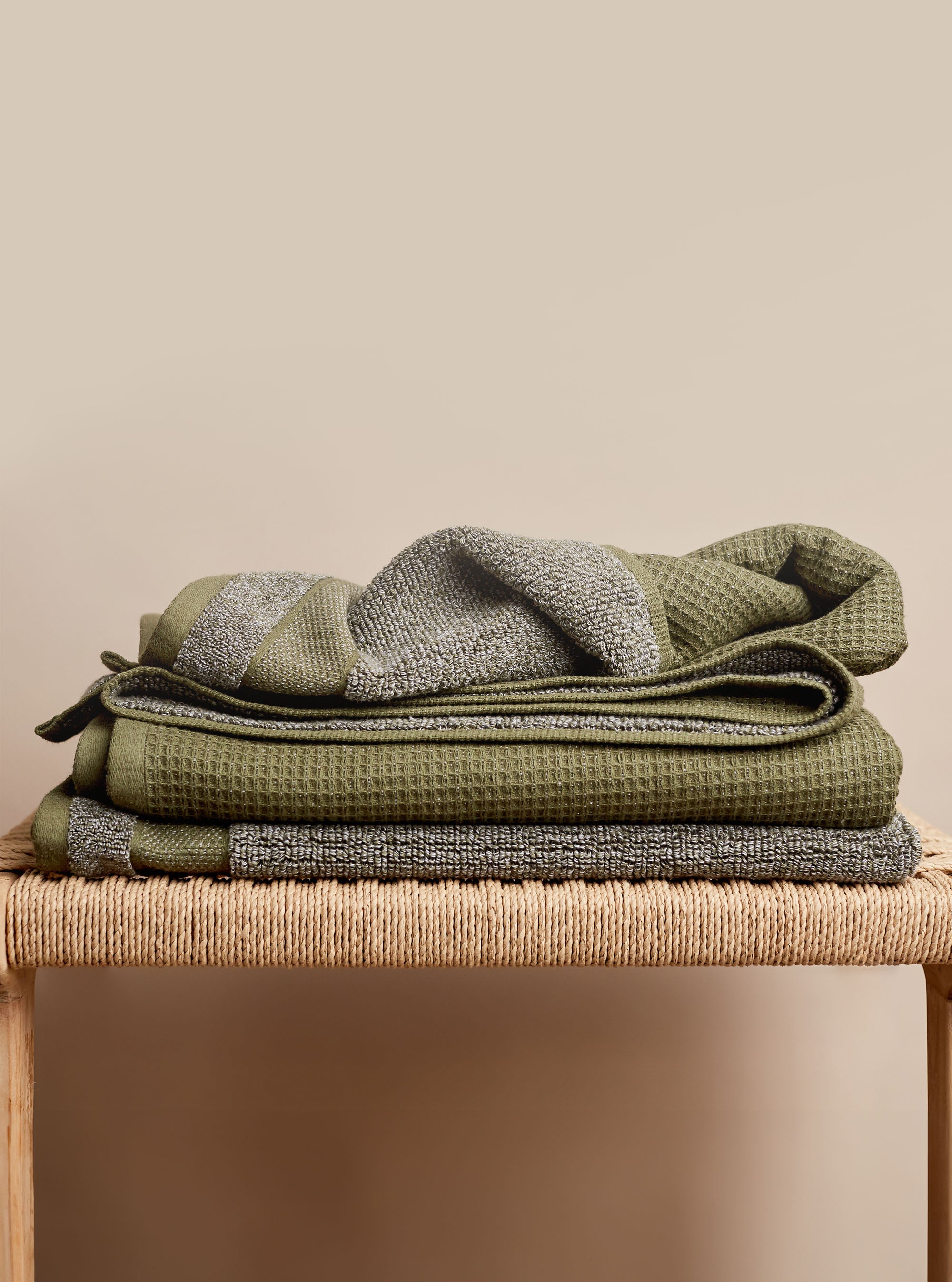 Cocoon Towel Collection | Olive - - - Saardé - Saardé.