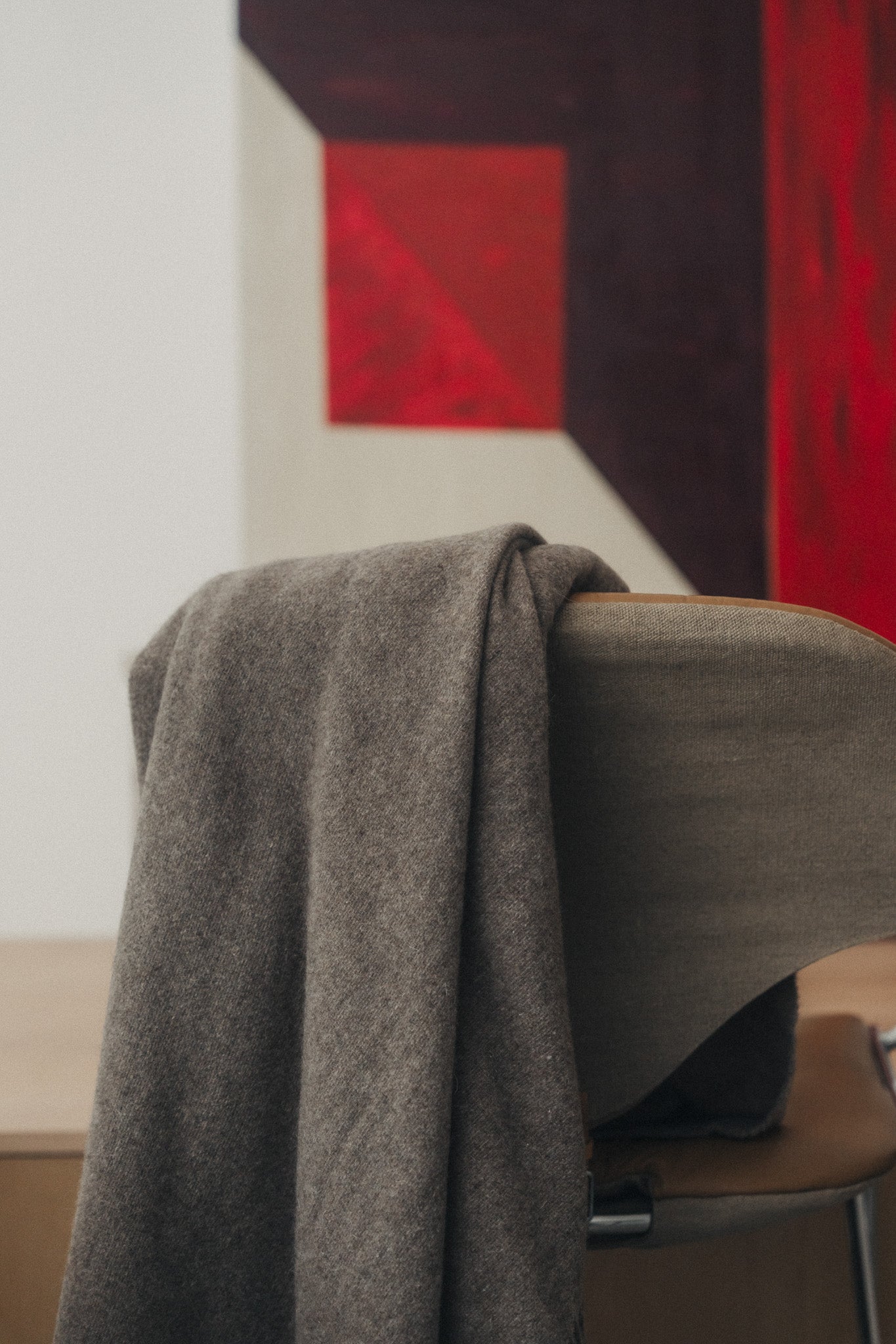 Merino Wool Throw | Taupe - - - Saardé - Saardé.
