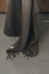 Merino Wool Throw | Taupe - - - Saardé - Saardé.