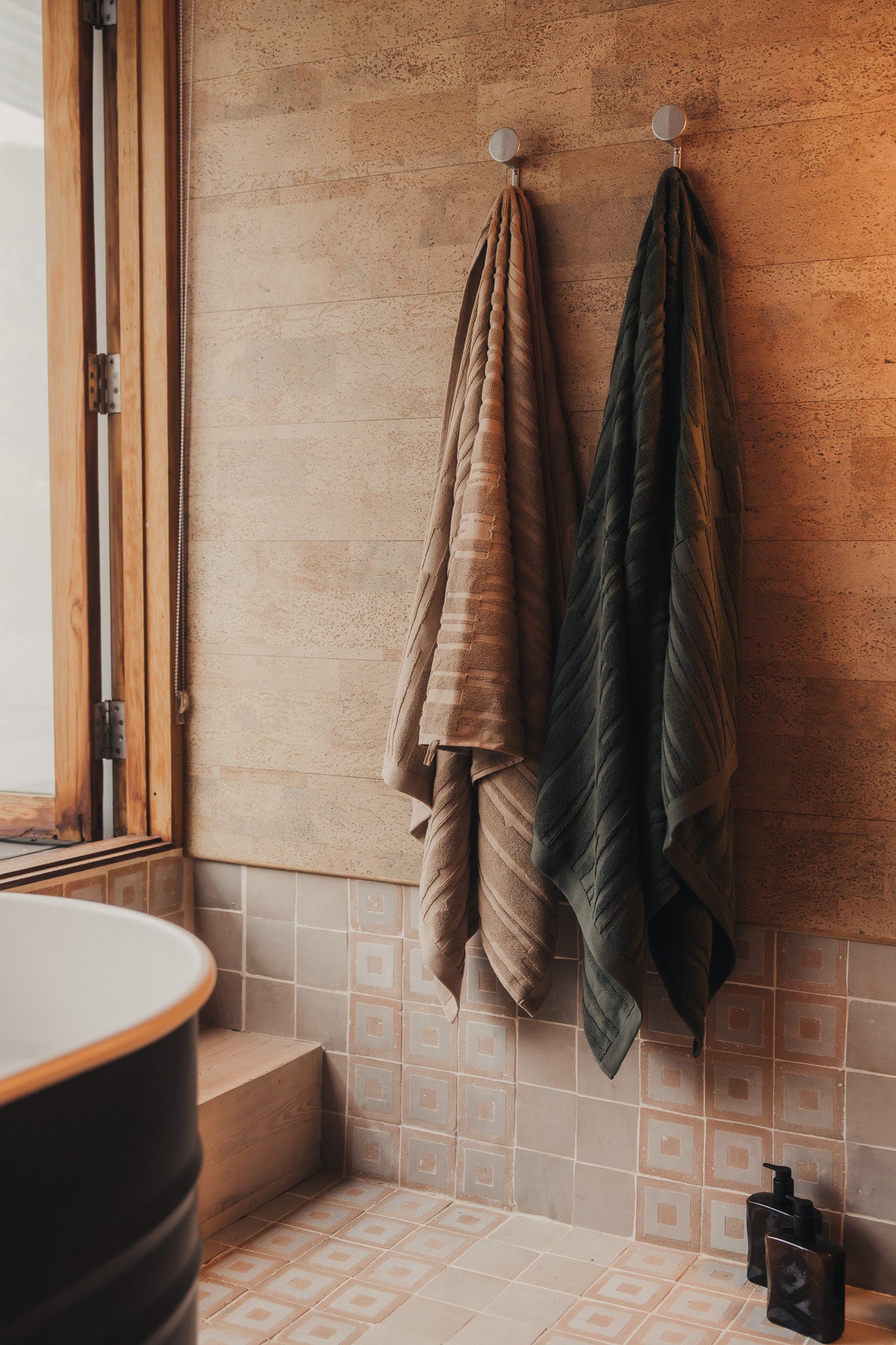 Architectural Towel Bundle | Dark Olive - - - Saardé - Saardé.
