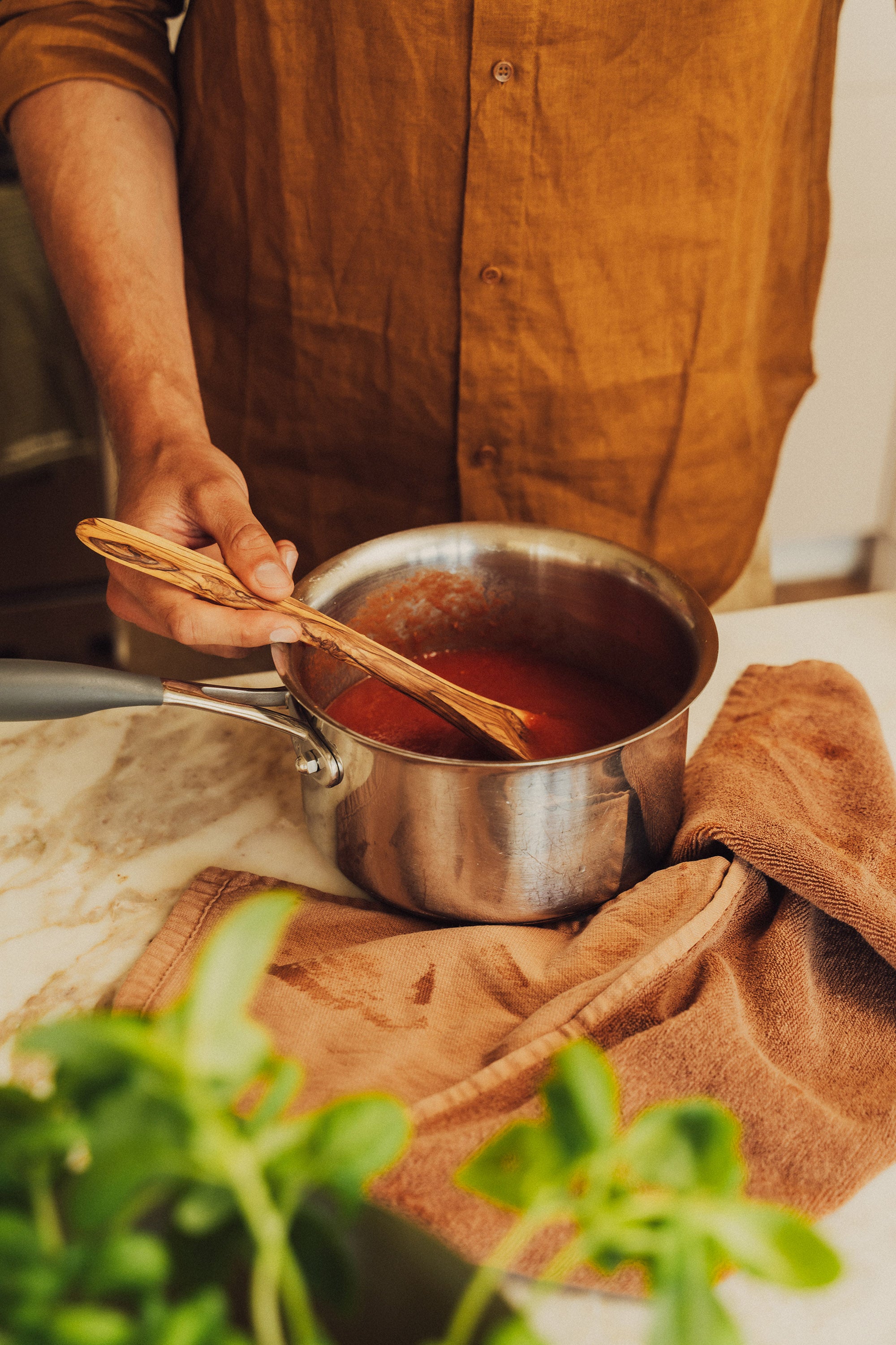 Olive Wood | Cooking Spoon | Large - - - Saardé - Saardé.