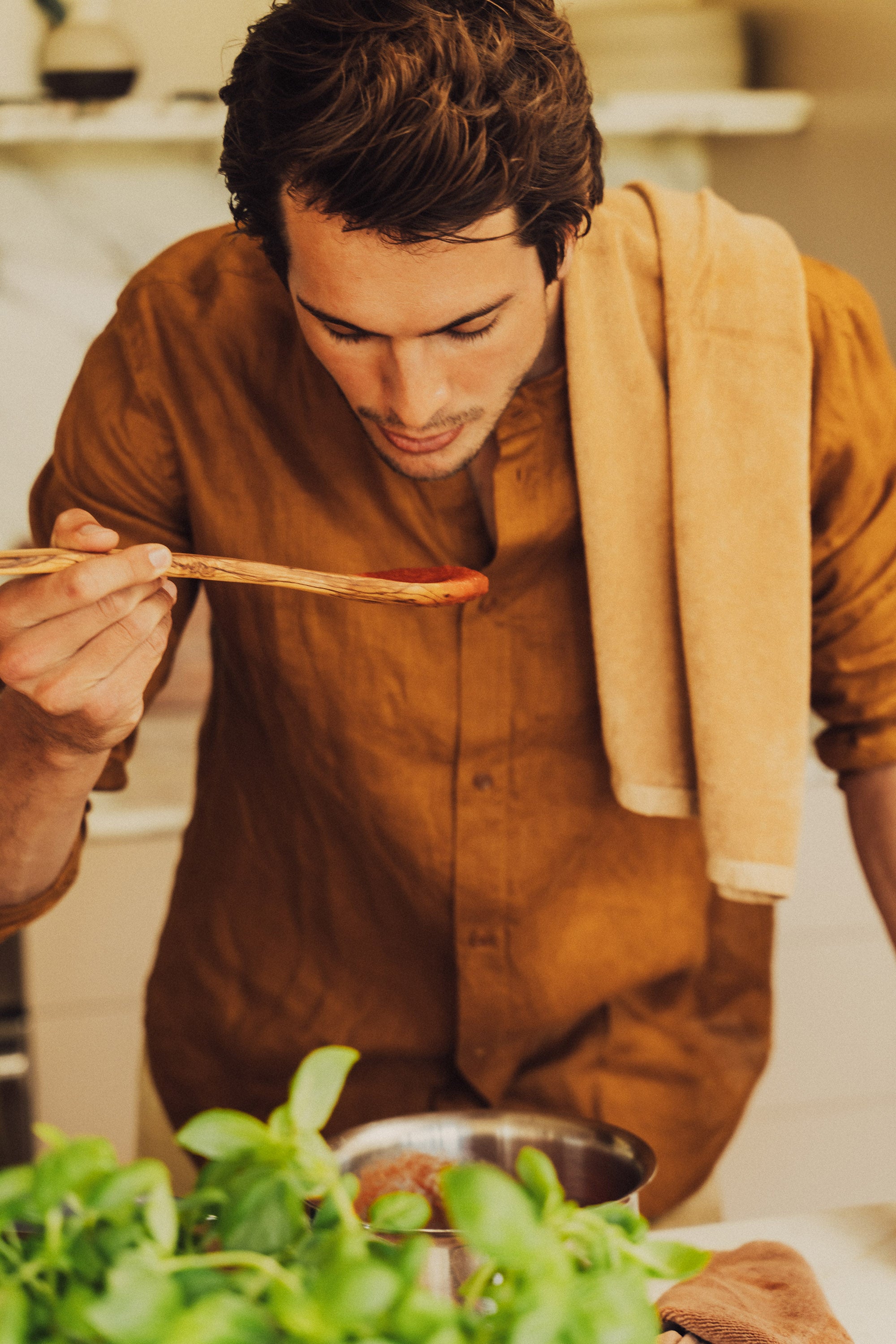 Olive Wood | Cooking Spoon | Large - - - Saardé - Saardé.