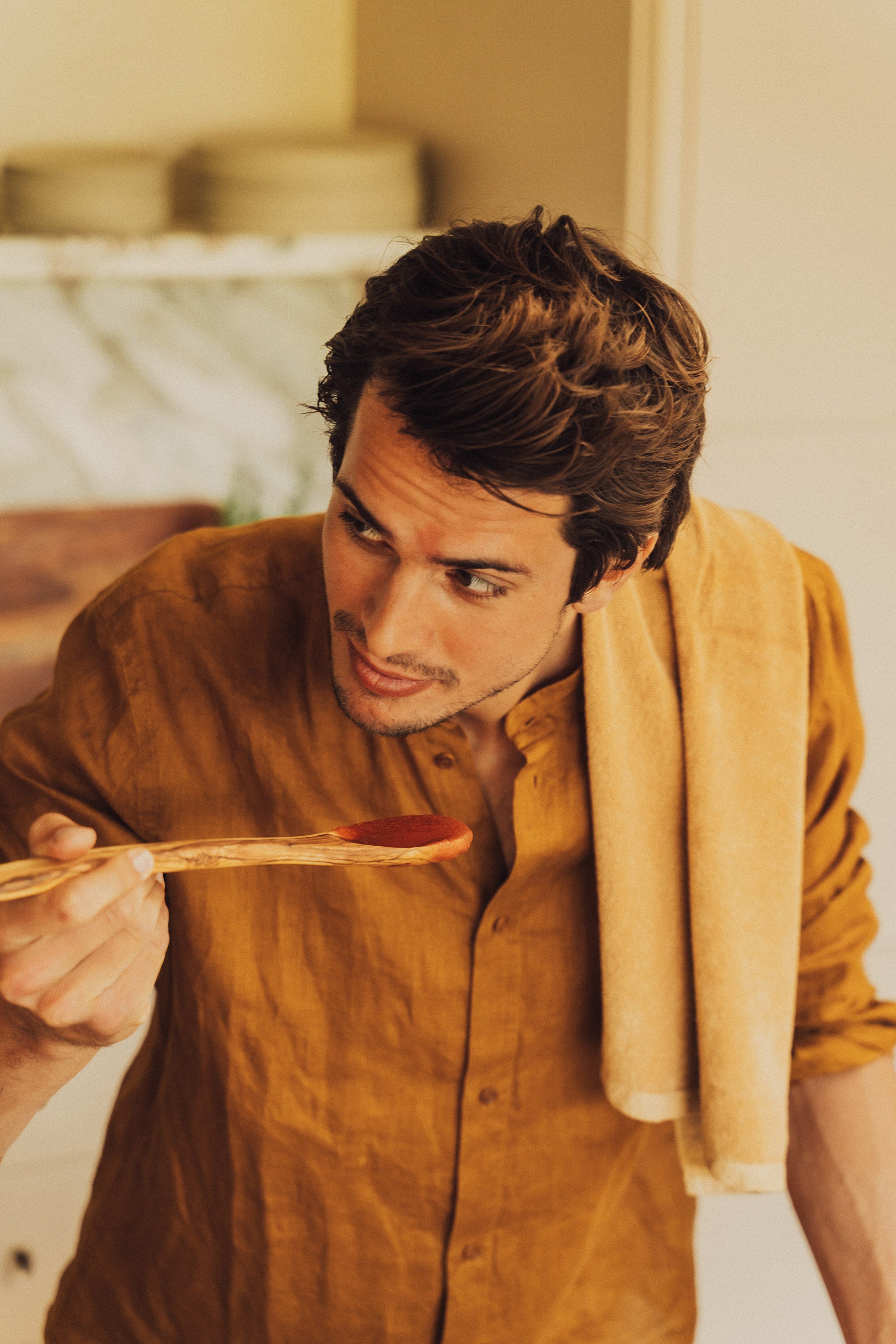 Olive Wood | Cooking Spoon | Large - - - Saardé - Saardé.