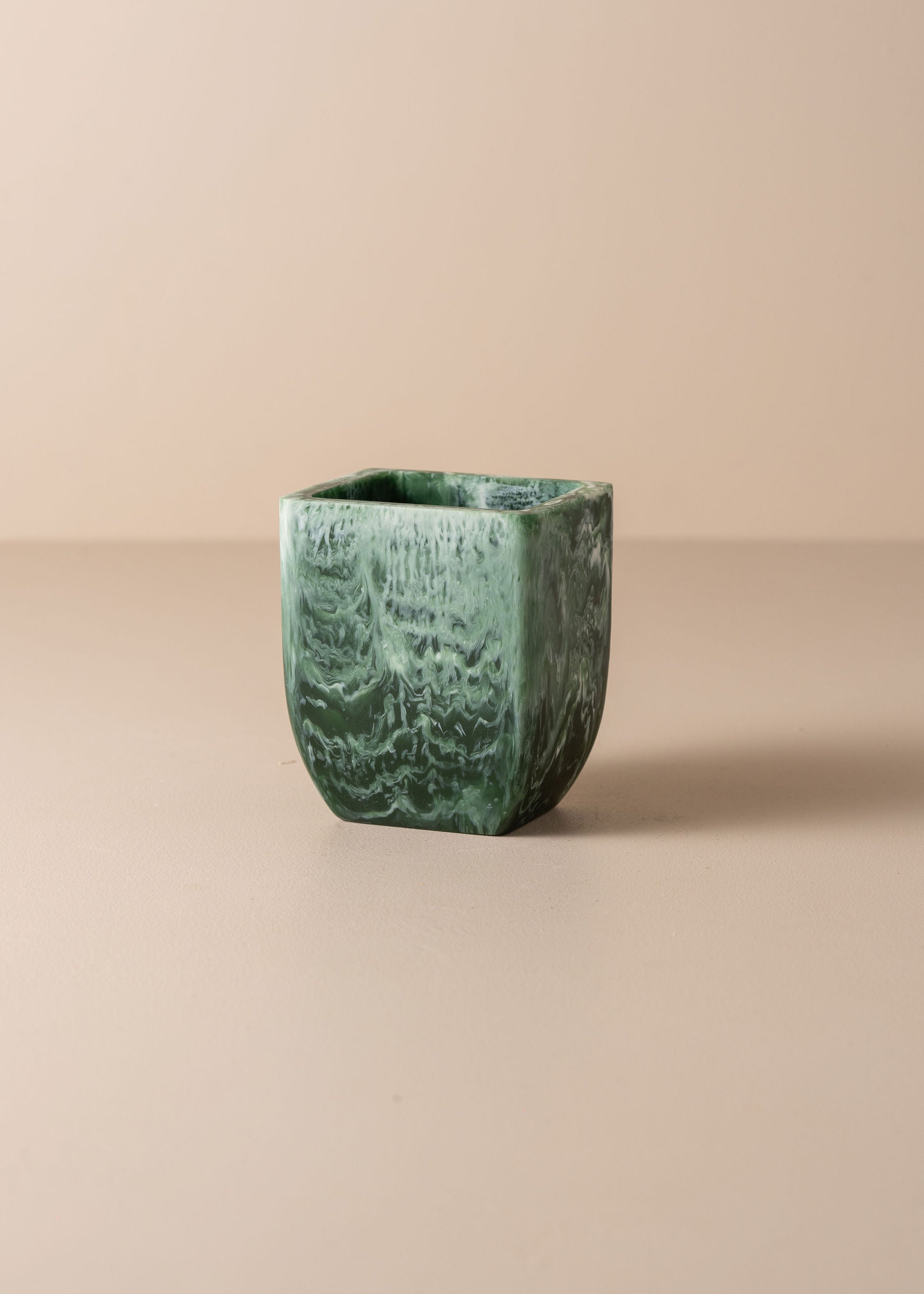 Flow Resin Toothbrush Holder | Dark Jade - - - Saardé - Saardé.