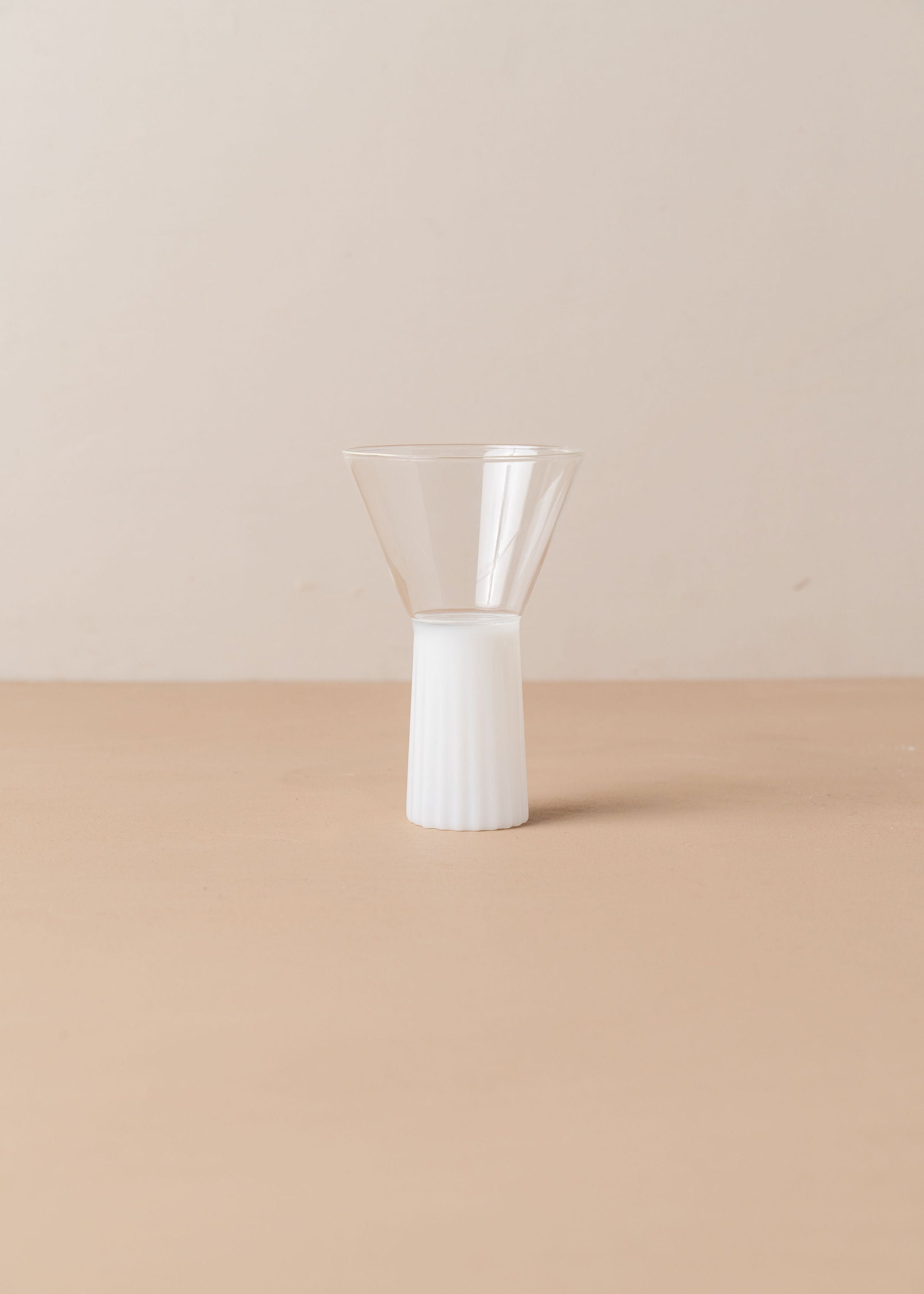 Kairos Wine & Cocktail Glass | Opaque White - - - Saardé - Saardé.