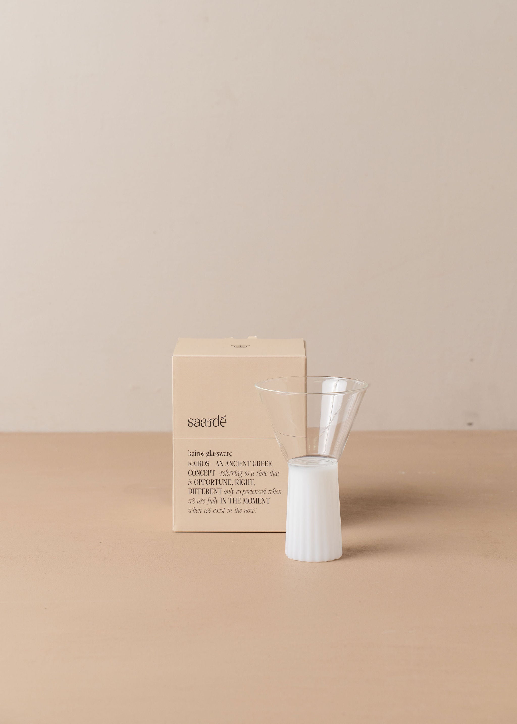 Kairos Wine Glass | Opaque White