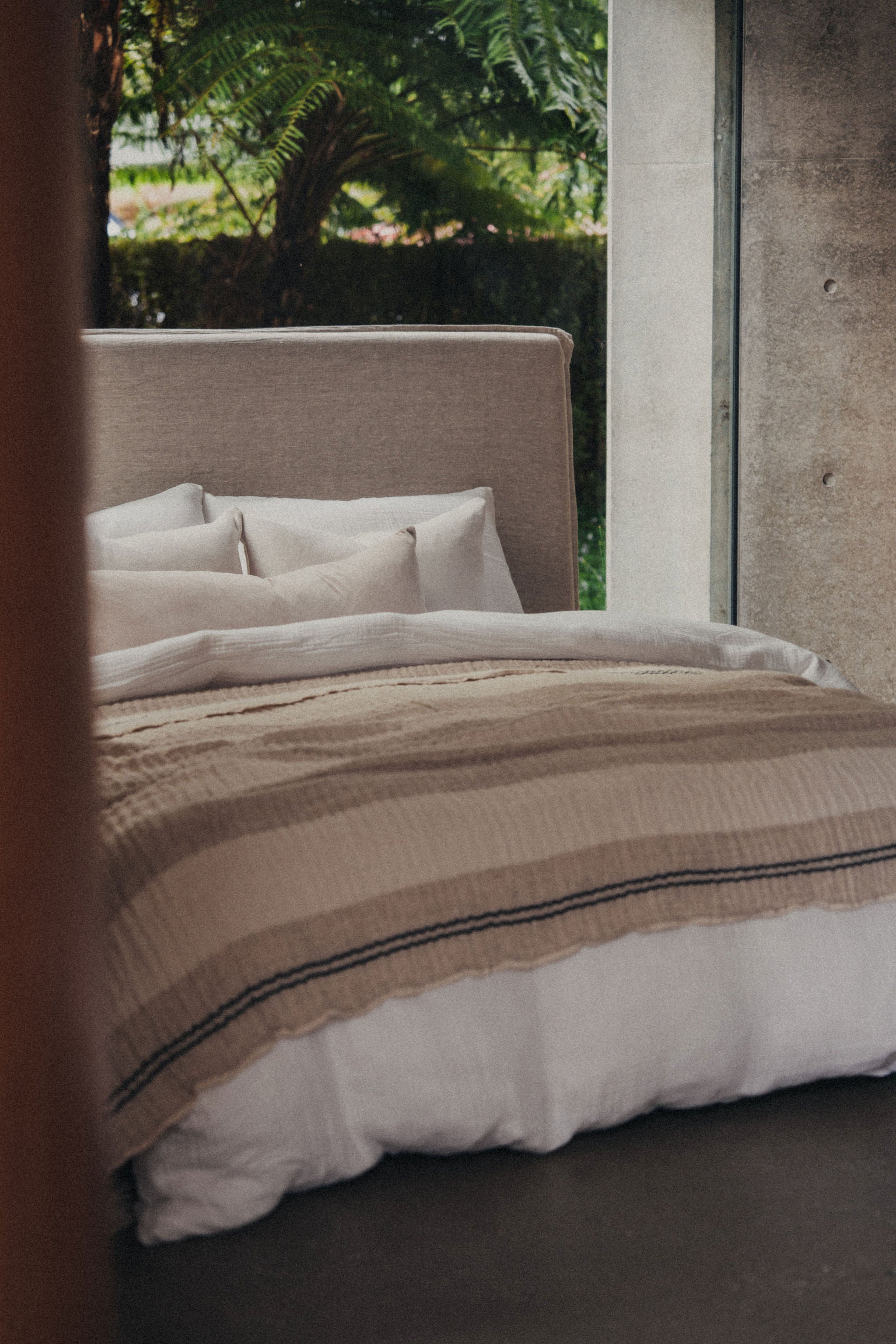 Enes Linen Blanket - - - Saardé - Saardé.
