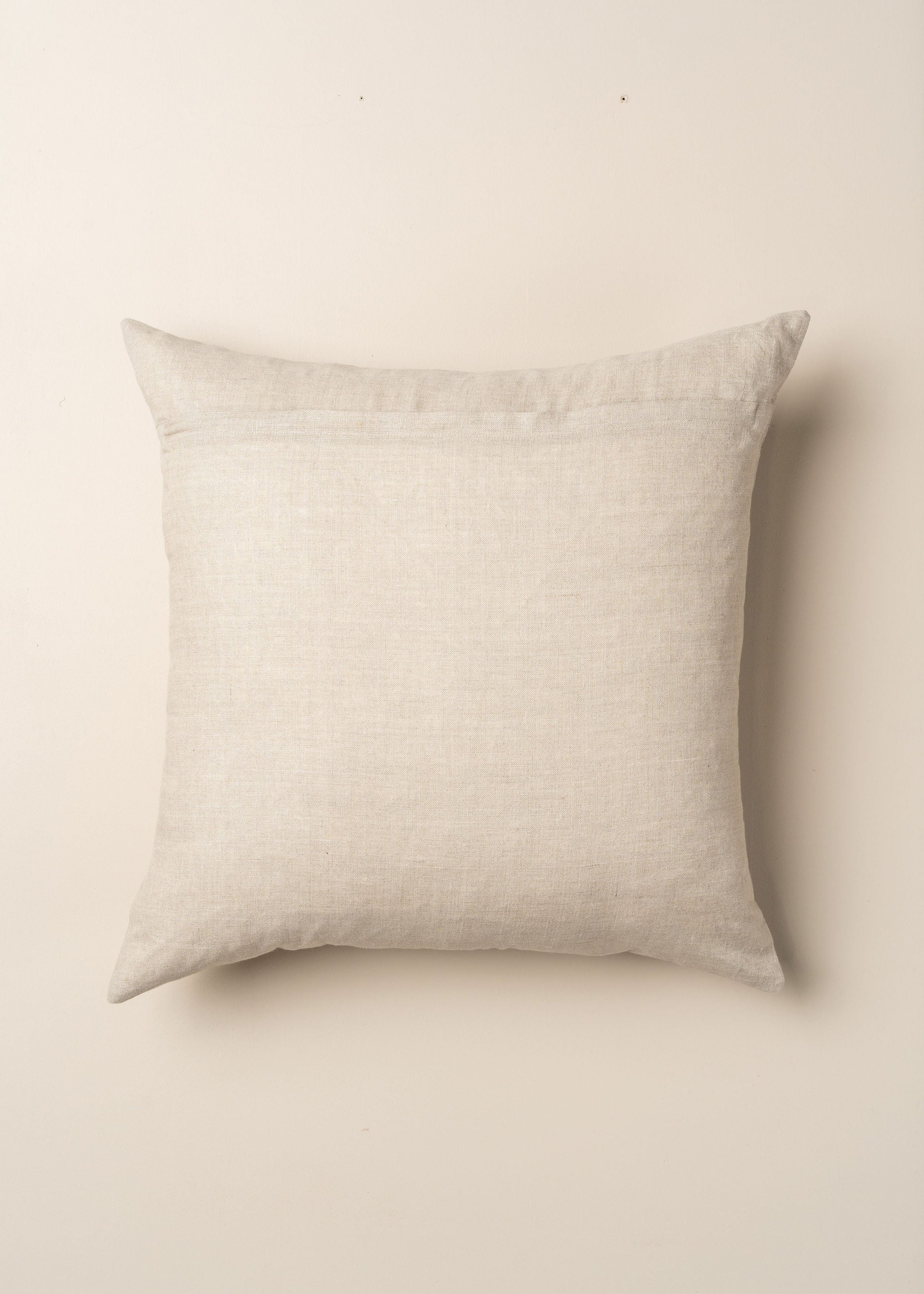 Large Square Linen Cushion | Natural