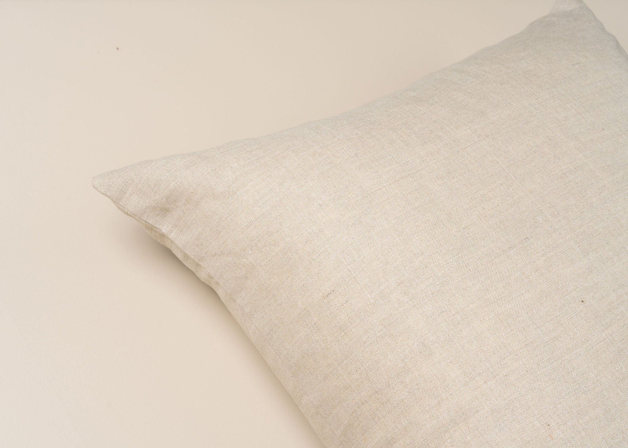 Large Square Linen Cushion | Natural - - - Saardé - Saardé.