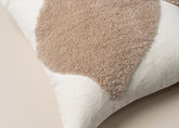 Abstract Square Cushion | Ecru - - - Saardé - Saardé.