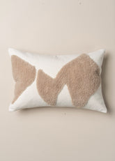 Abstract Lumbar Cushion | Ecru - - - Saardé - Saardé.