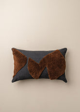 Abstract Lumbar Cushion | Black/Chocolate - - - Saardé - Saardé.