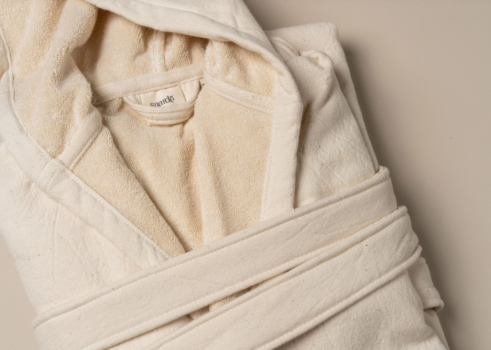 Vintage Wash Robe | Oatmeal - - - Saardé - Saardé.