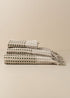 Chickpea Bath Sheet Collection - Stone/Olive - - - Saardé - Saardé.
