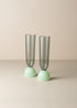 Kairos Champagne Flute | Jade | Set of 2 -  -  - Saardé - Saardé.