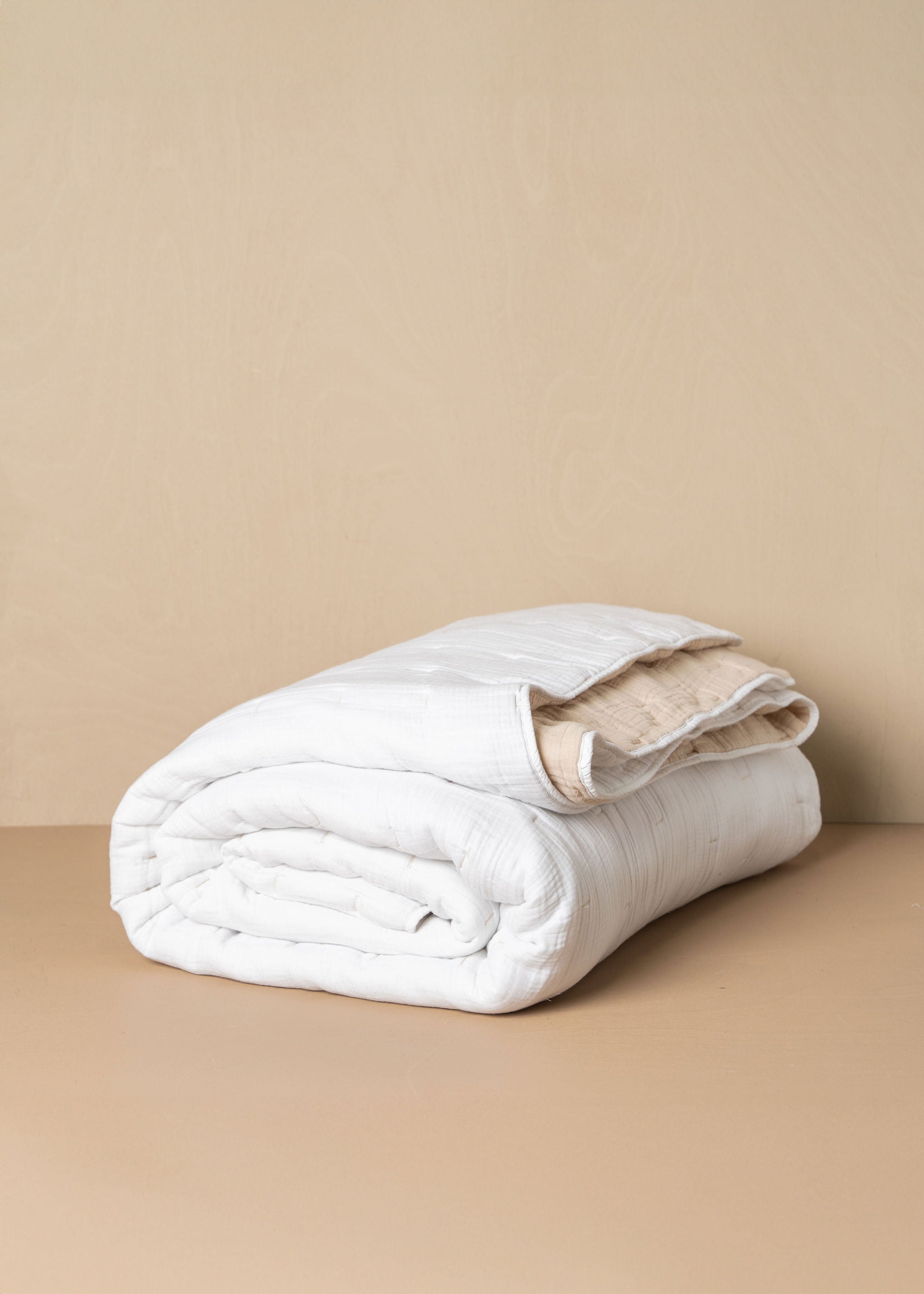 Enes Quilted Bed Cover | White - - - Saardé - Saardé.
