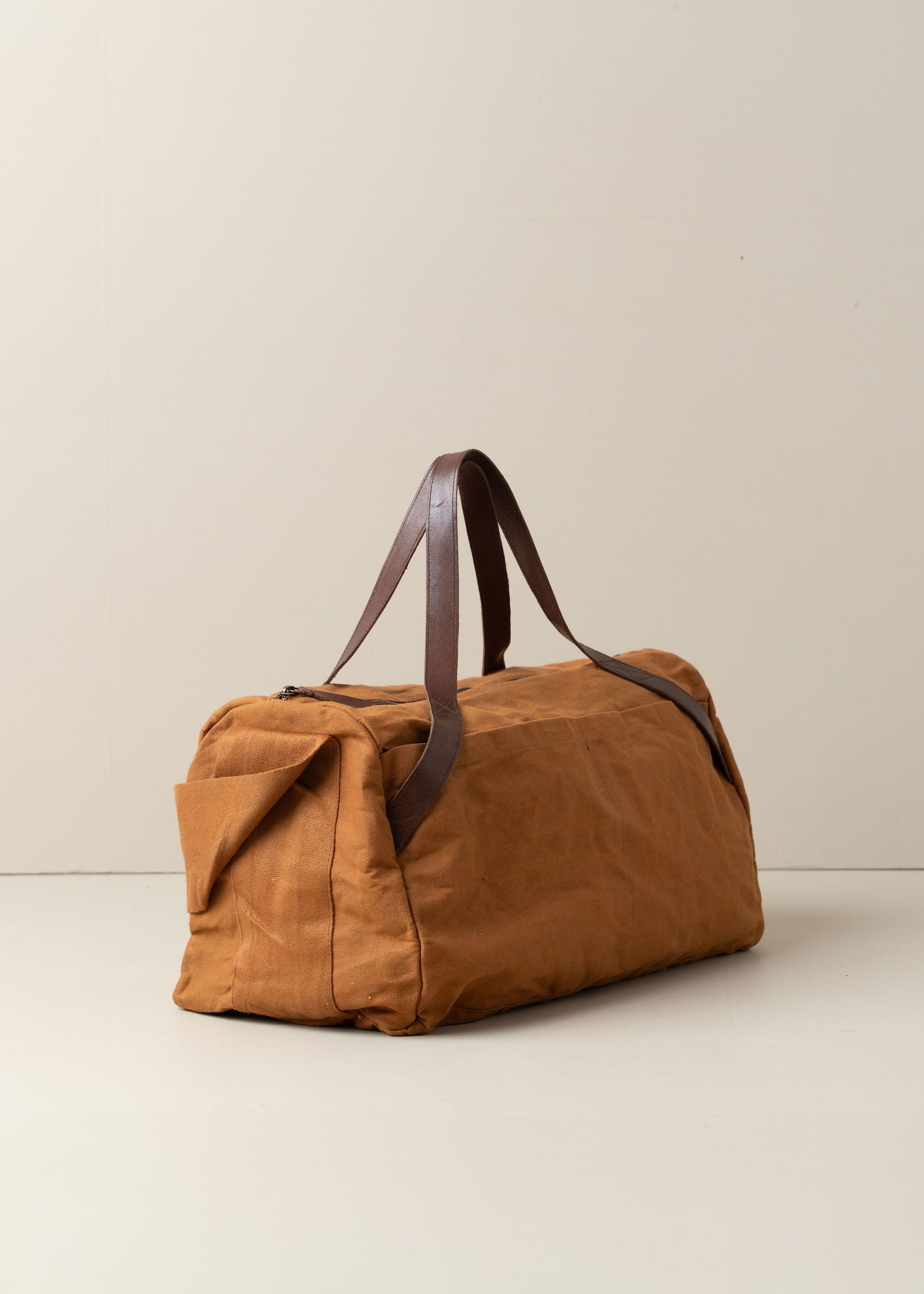 Journey Duffle Canvas Bag | Terracotta - - - Saardé - Saardé.
