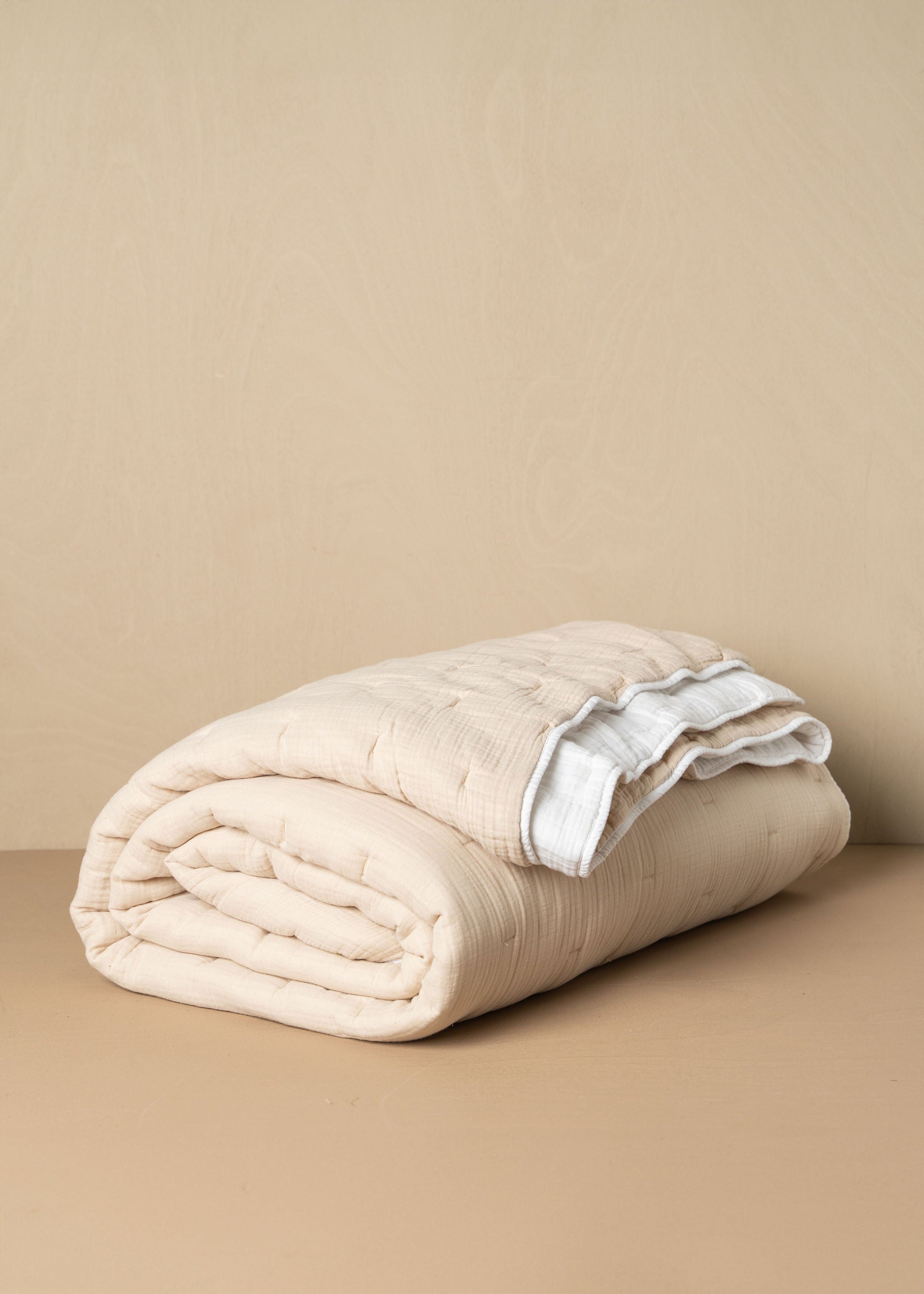Enes Quilted Bed Cover | White - - - Saardé - Saardé.