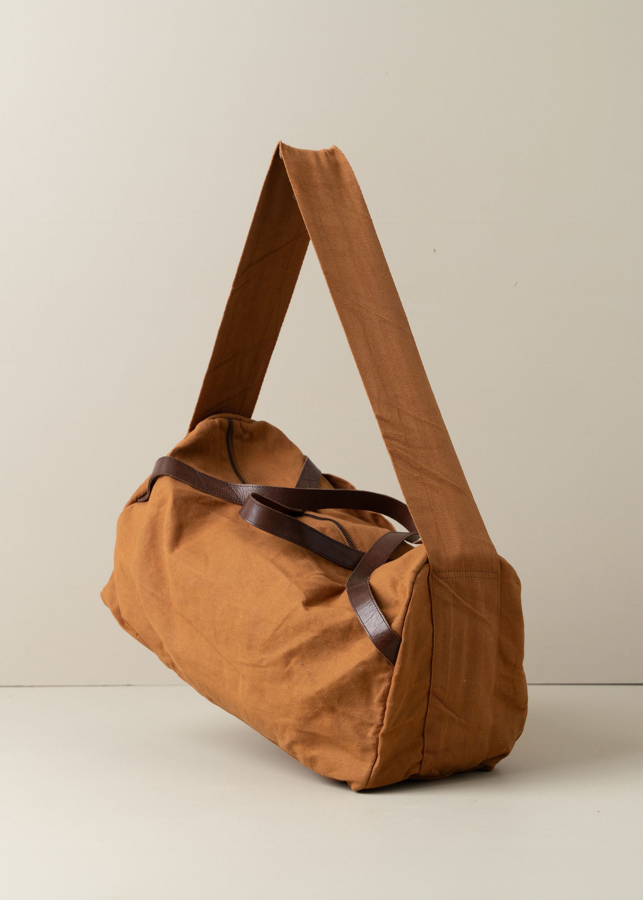 Journey Duffle Canvas Bag | Terracotta - - - Saardé - Saardé.
