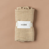 Enes Crinkle Baby Blanket | Clay -  -  - Saardé - Saardé.