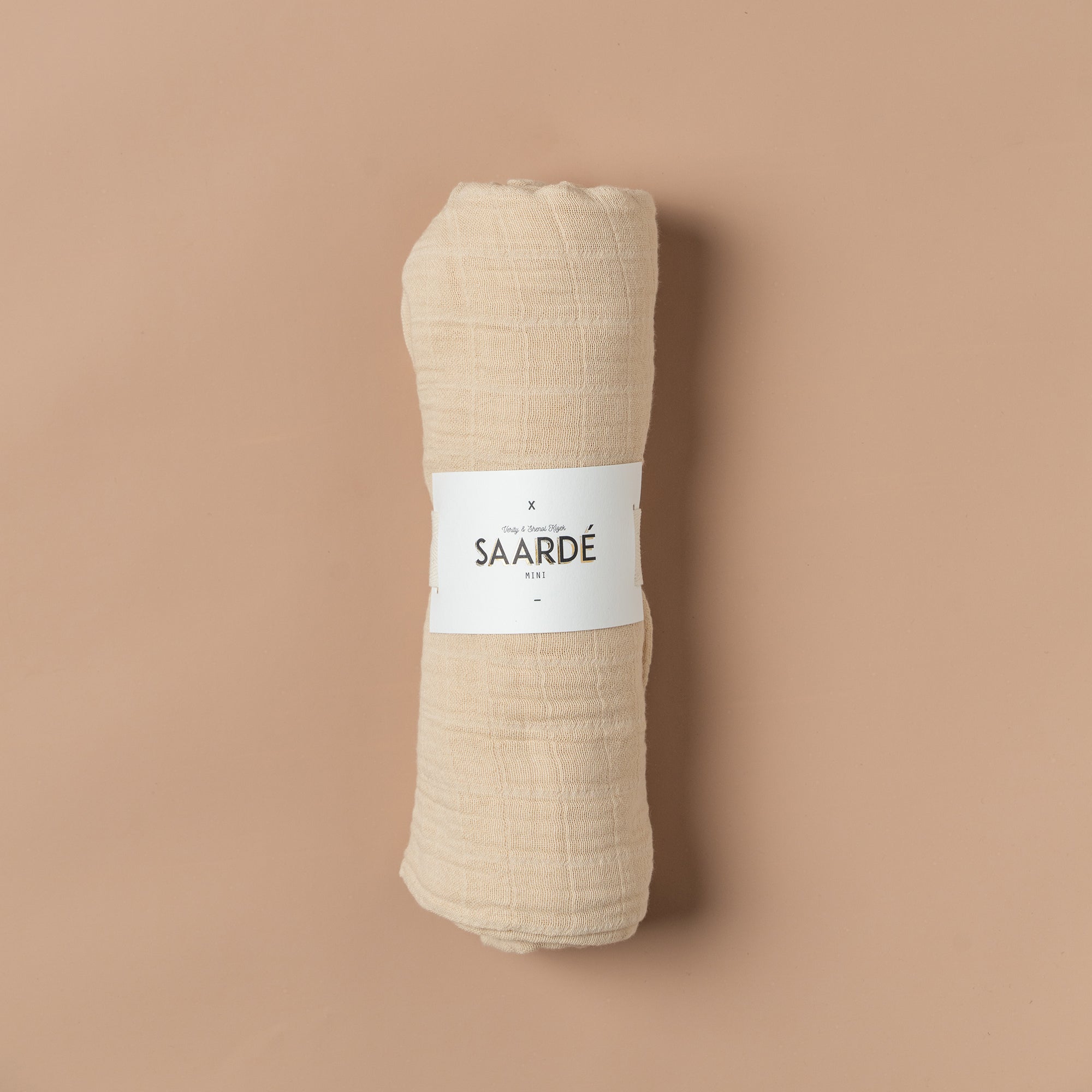 Light Blanket/Baby Muslin | Sand - - - Saardé - Saardé.
