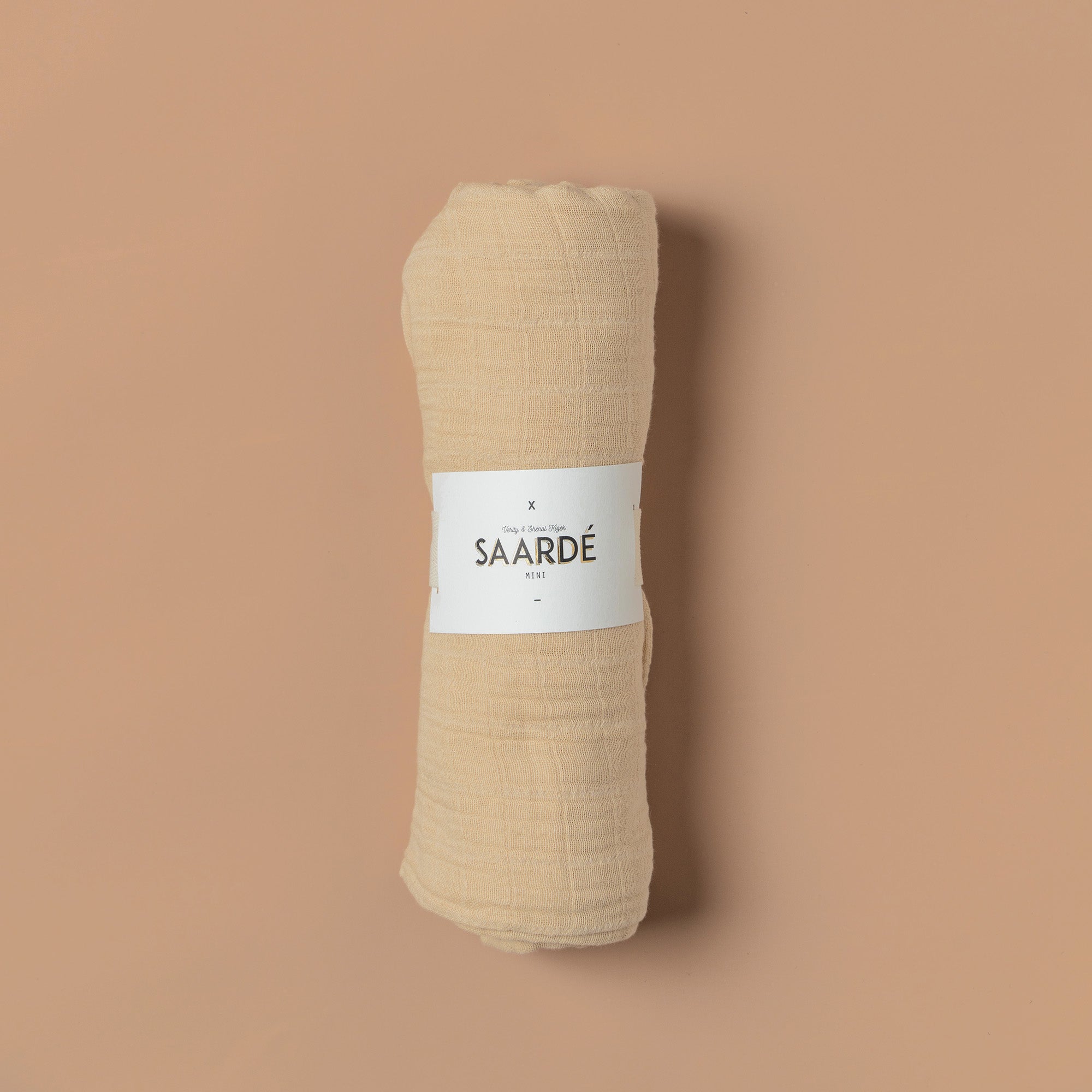 Light Blanket/Baby Muslin | Nutmeg - - - Saardé - Saardé.