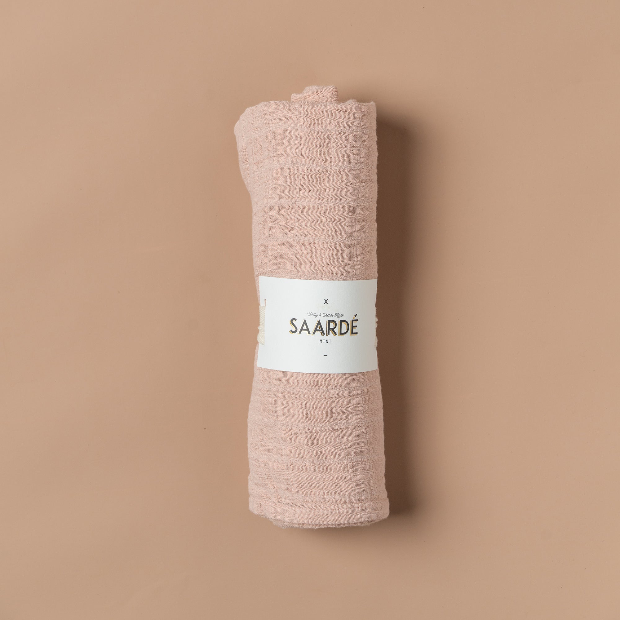Light Blanket/Baby Muslin | Dusty Pink - - - Saardé - Saardé.