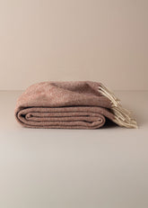 Serra da Estrela Wool Throw & Bed Cover | Terracotta - - - Saardé - Saardé.