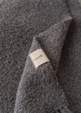 Boucle Wool Throw | Grey - - - Saardé - Saardé.