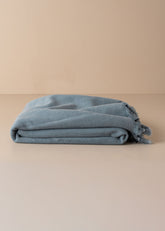 Vintage Wash Cotton Blanket | Pale Grey - - - Saardé - Saardé.