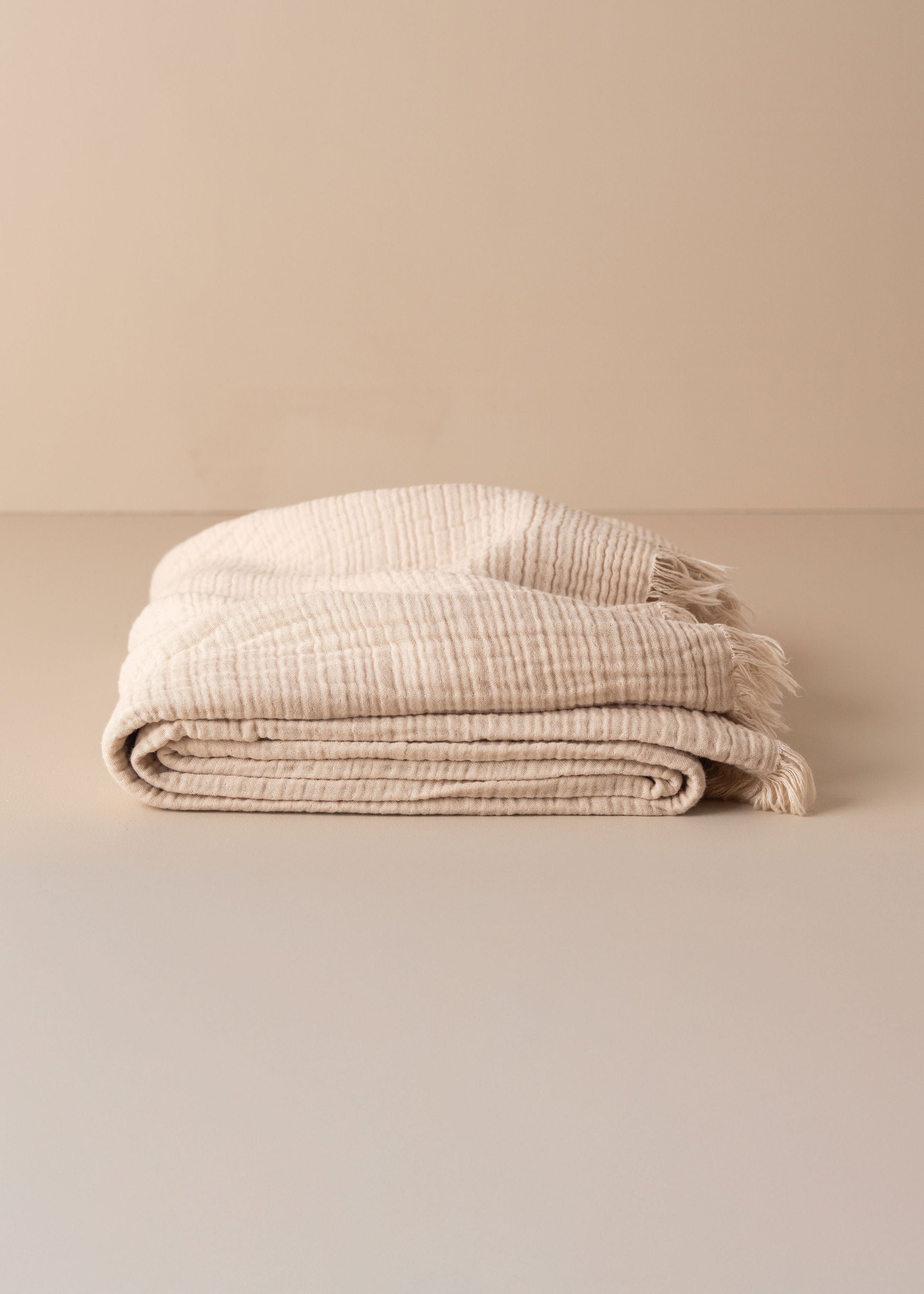 Enes Cotton Throw | Clay - - - Saardé - Saardé.