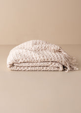 Corfu Cotton Throw | Clay - - - Saardé - Saardé.