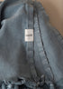 Vintage Wash Cotton Blanket | Pale Grey - - - Saardé - Saardé.