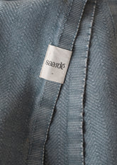 Vintage Wash Cotton Blanket | Pale Grey - - - Saardé - Saardé.