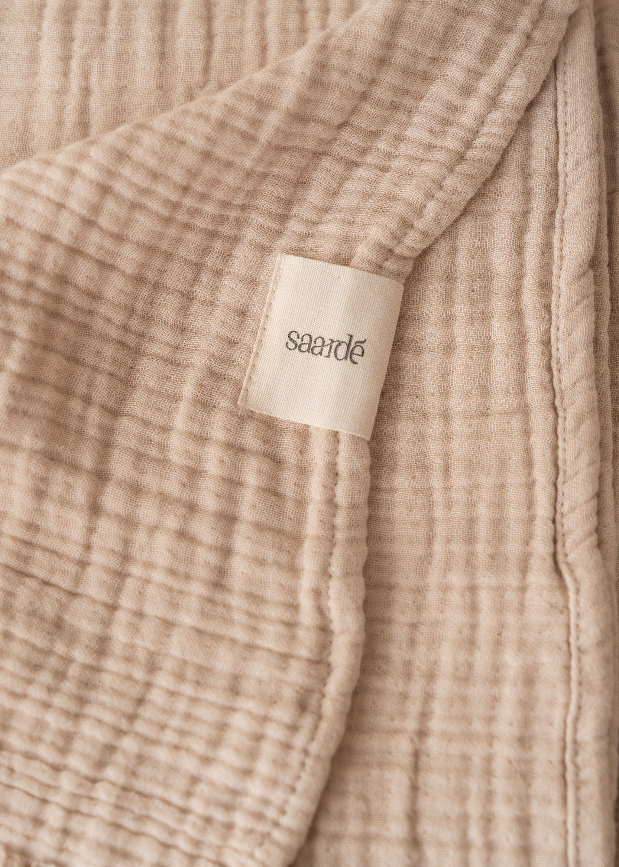 Enes Cotton Throw | Clay - - - Saardé - Saardé.