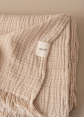 Enes Cotton Throw | Clay - - - Saardé - Saardé.