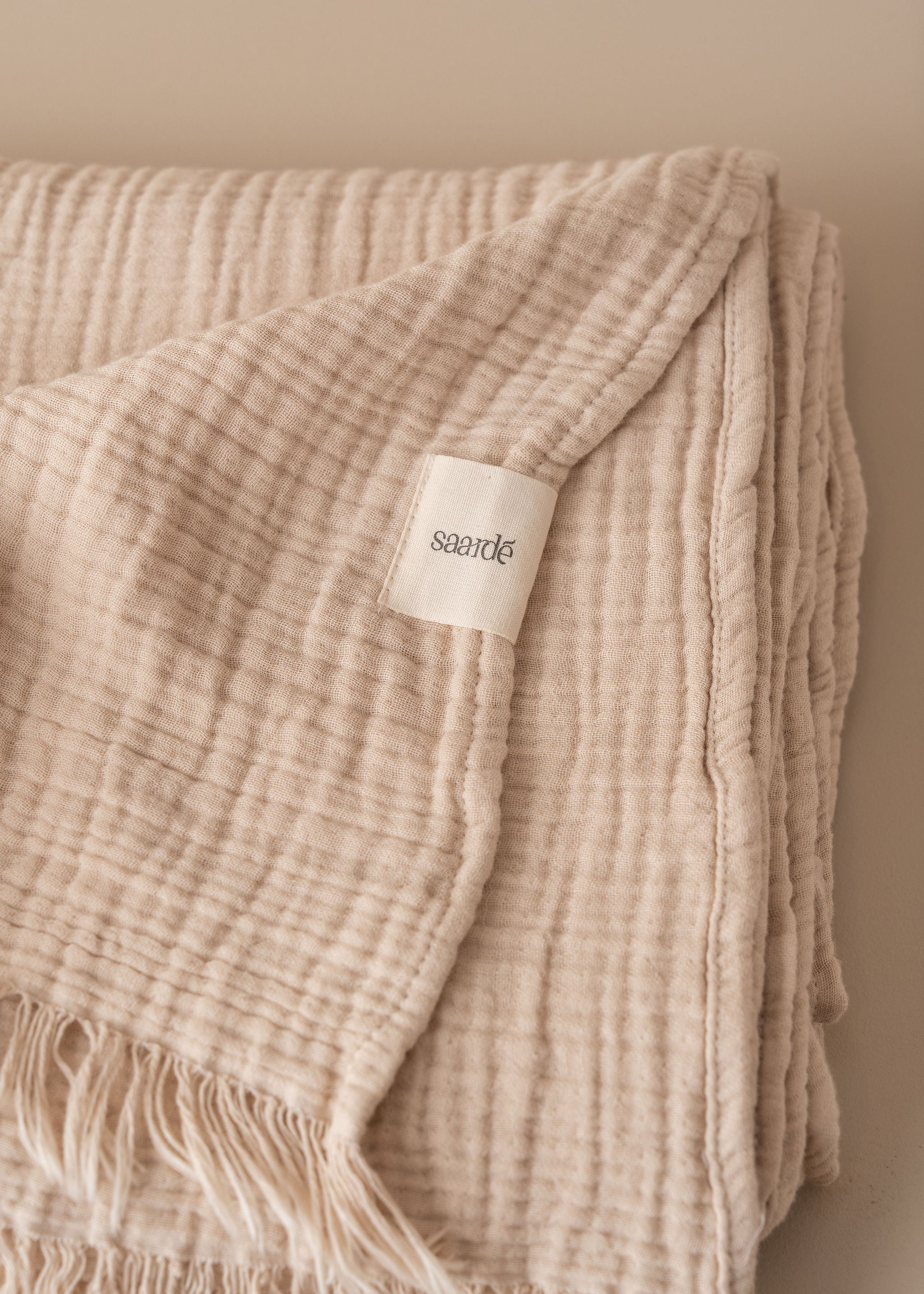 Enes Cotton Throw | Clay - - - Saardé - Saardé.