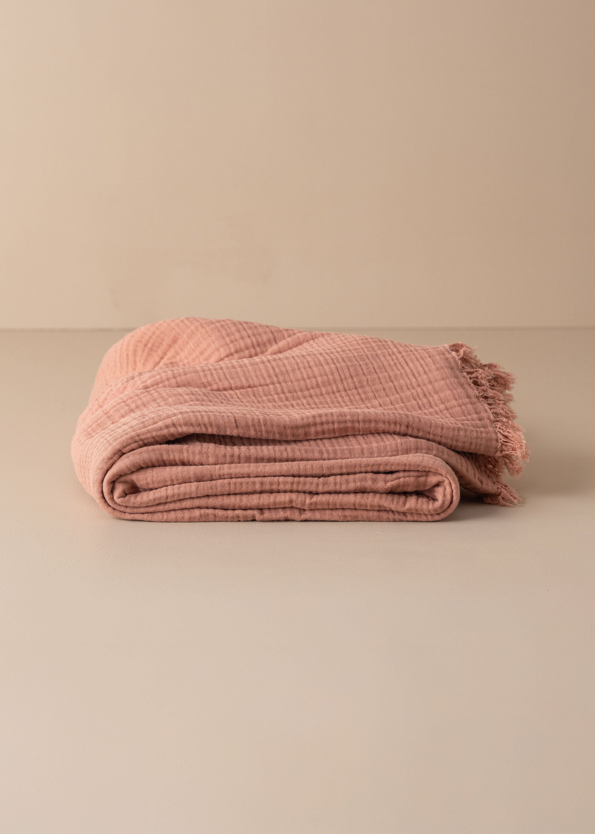 Enes Cotton Throw | Blush - - - Saardé - Saardé.