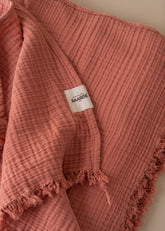 Enes Cotton Throw | Guava - - - Saardé - Saardé.