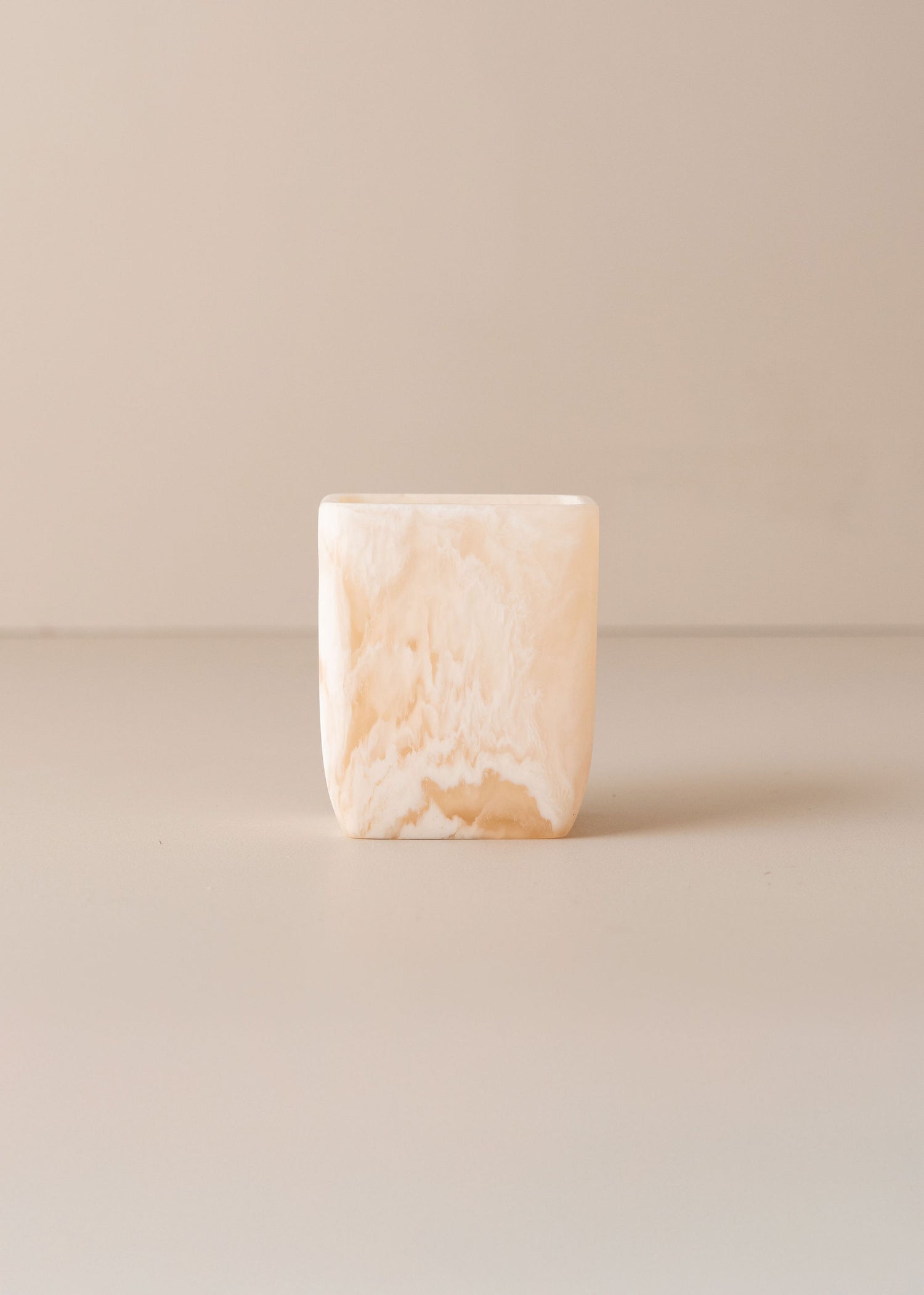 Flow Resin Toothbrush Holder | Peach Blush - - - Saardé - Saardé.