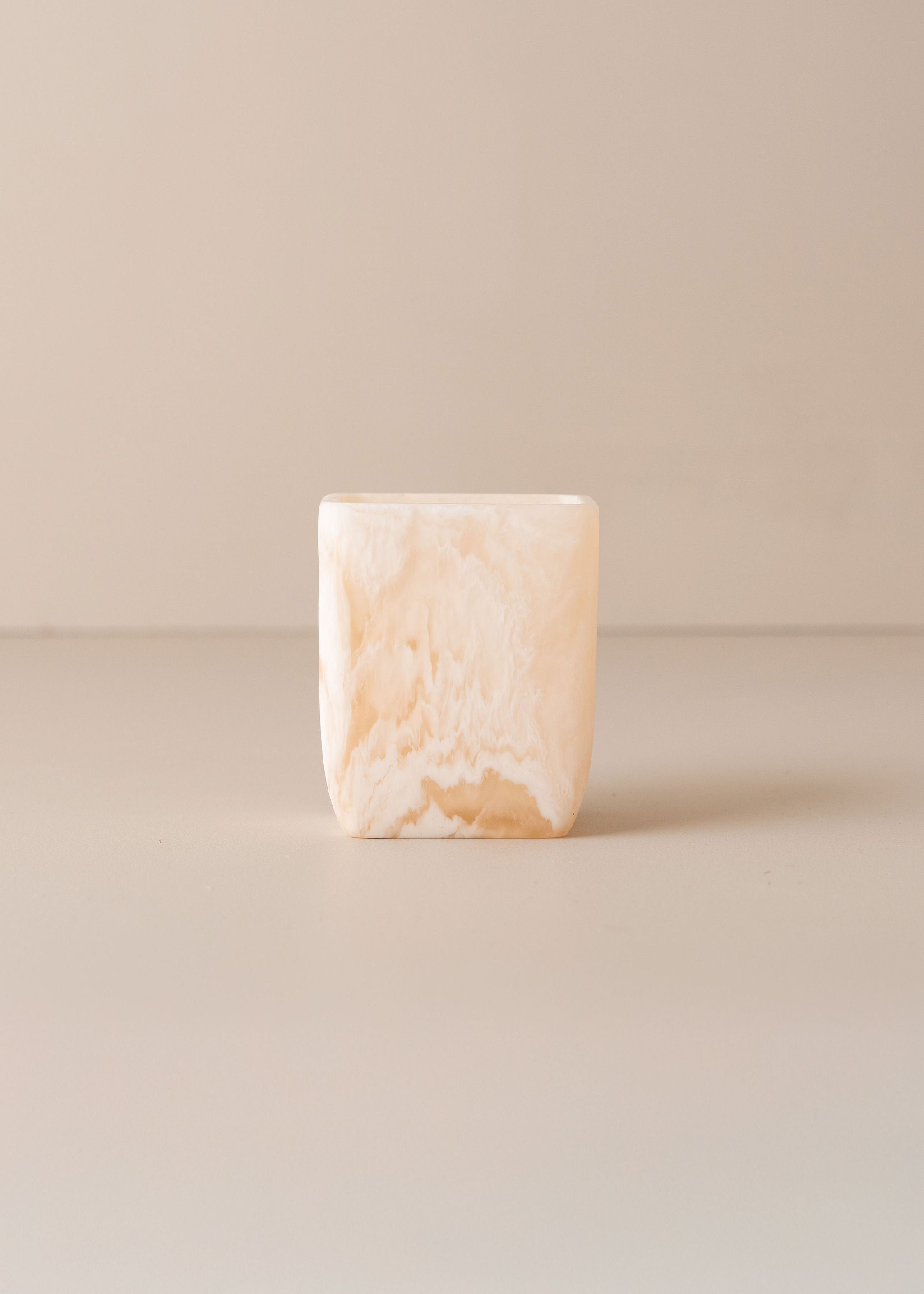 Flow Resin Toothbrush Holder | Peach Blush - - - Saardé - Saardé.