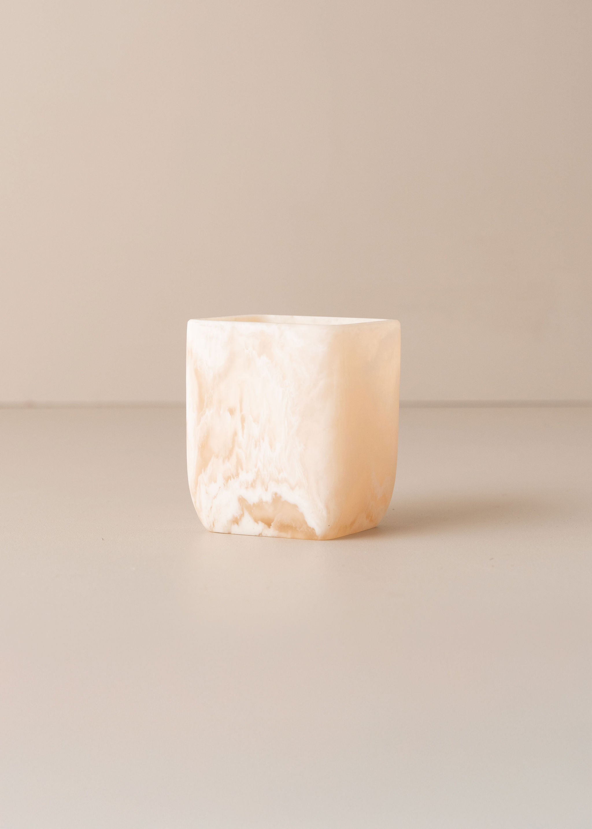 Flow Resin Toothbrush Holder | Peach Blush - - - Saardé - Saardé.